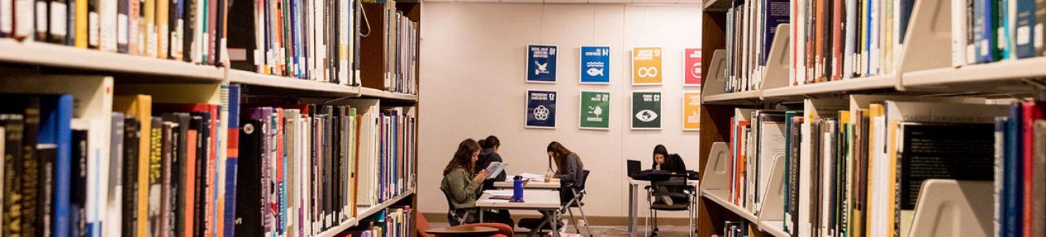 Students at the SSW Library