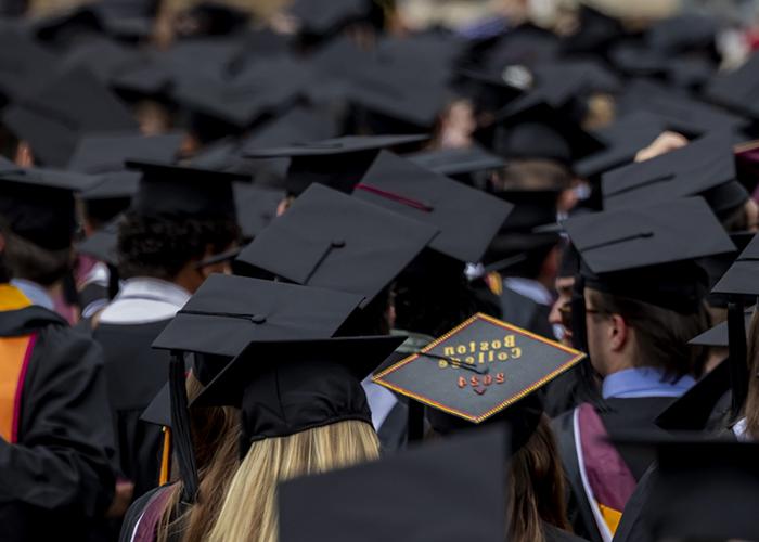 May 20, 2024 -- Boston College's 148th Commencement Exercises on Alumni Field.